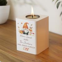 Personalised Autumn Gonk Tealight Holder Extra Image 3 Preview